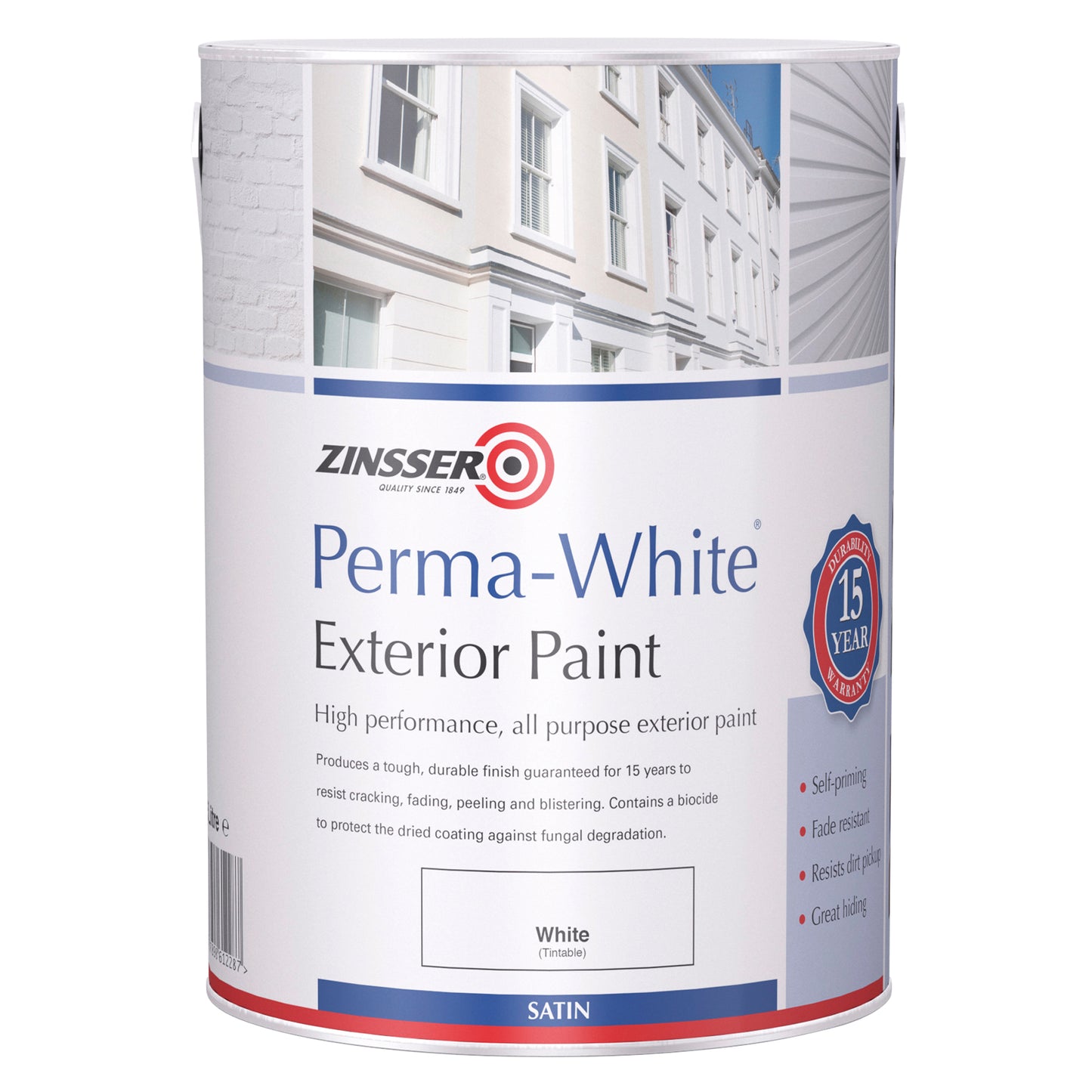 Zinsser PermaWhite Exterior Satin