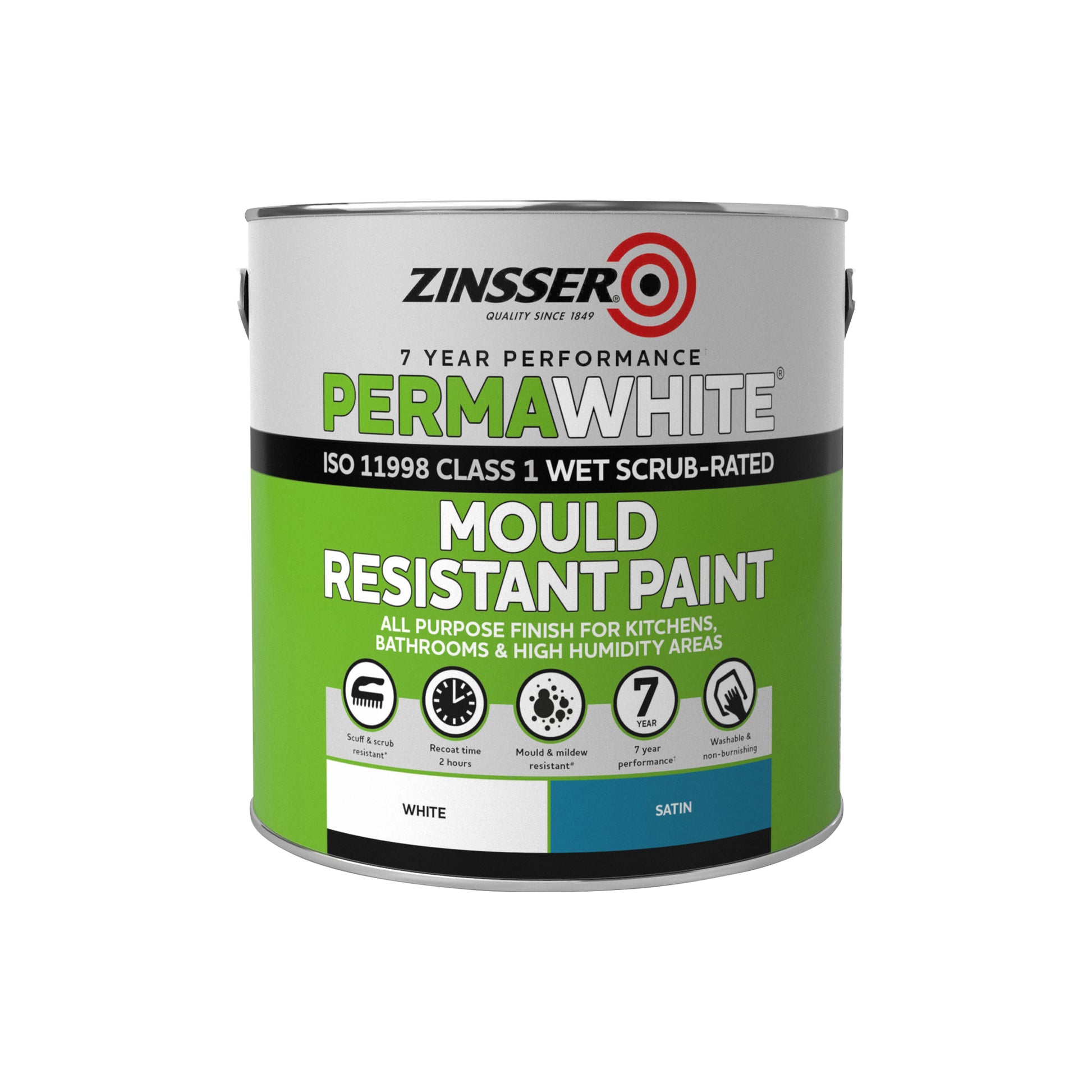 Zinsser PermaWhite Interior Satin