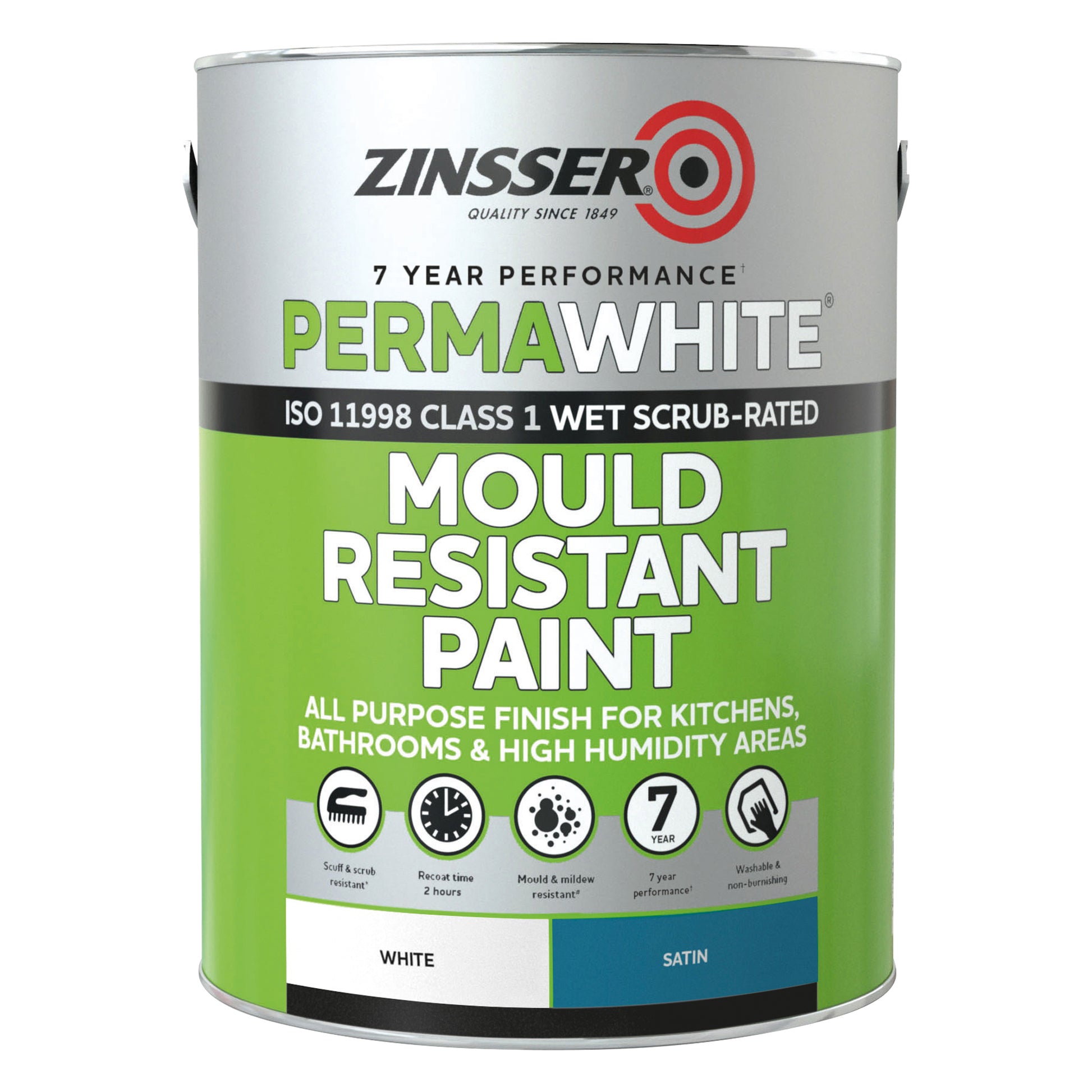 Zinsser PermaWhite Interior Satin