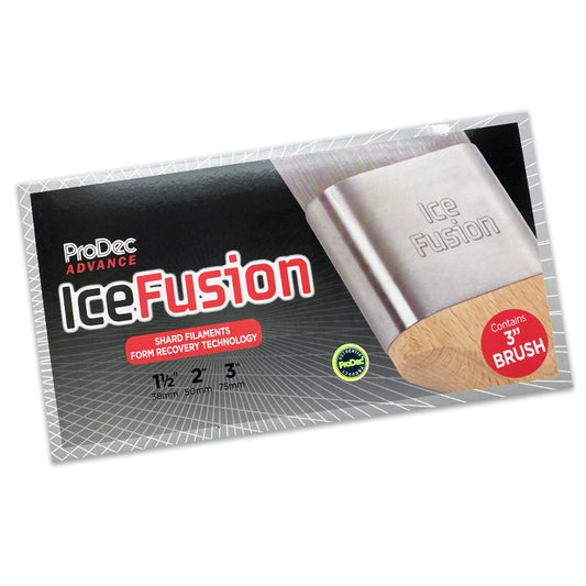 Prodec Set of 3 Ice Fusion Synthetic Paint Brushes