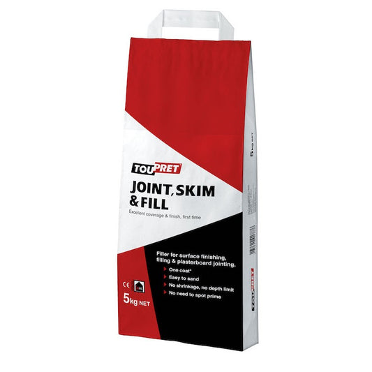 Toupret Joint, Skim & Fill - 5 Kg