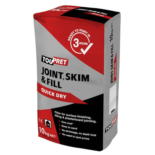 Toupret Joint, Skim & Fill Quick Dry - 10 Kg