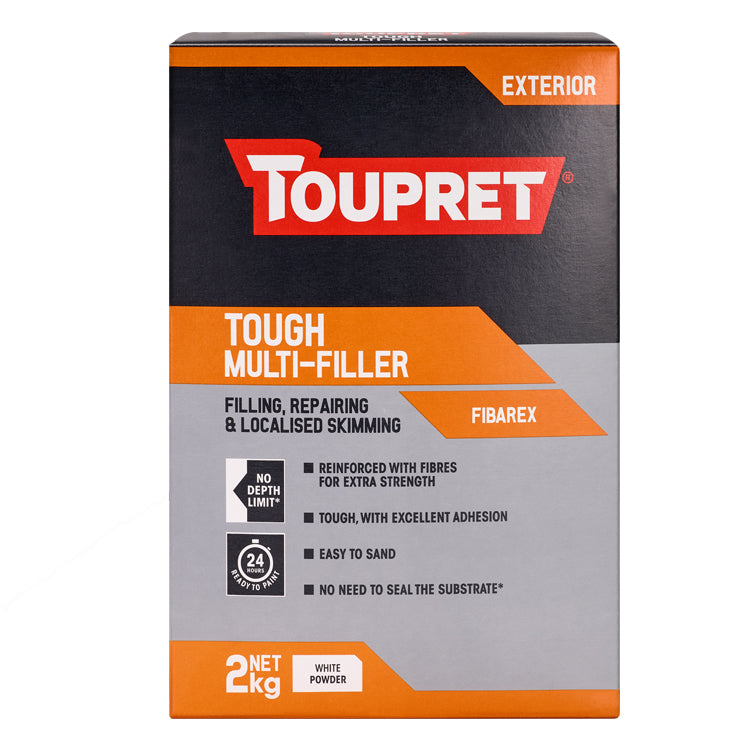 Toupret Tough Multi Filler Fibarex Filler - White - 2 Kg