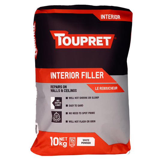 Toupret Interior Filler Le Reboucheur - White - 10 Kg