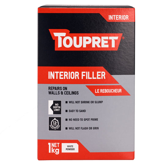 Toupret Interior Filler Le Reboucheur - White - 1 Kg