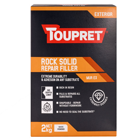 Toupret Rock Solid Repair Murex Filler - White - 2 Kg