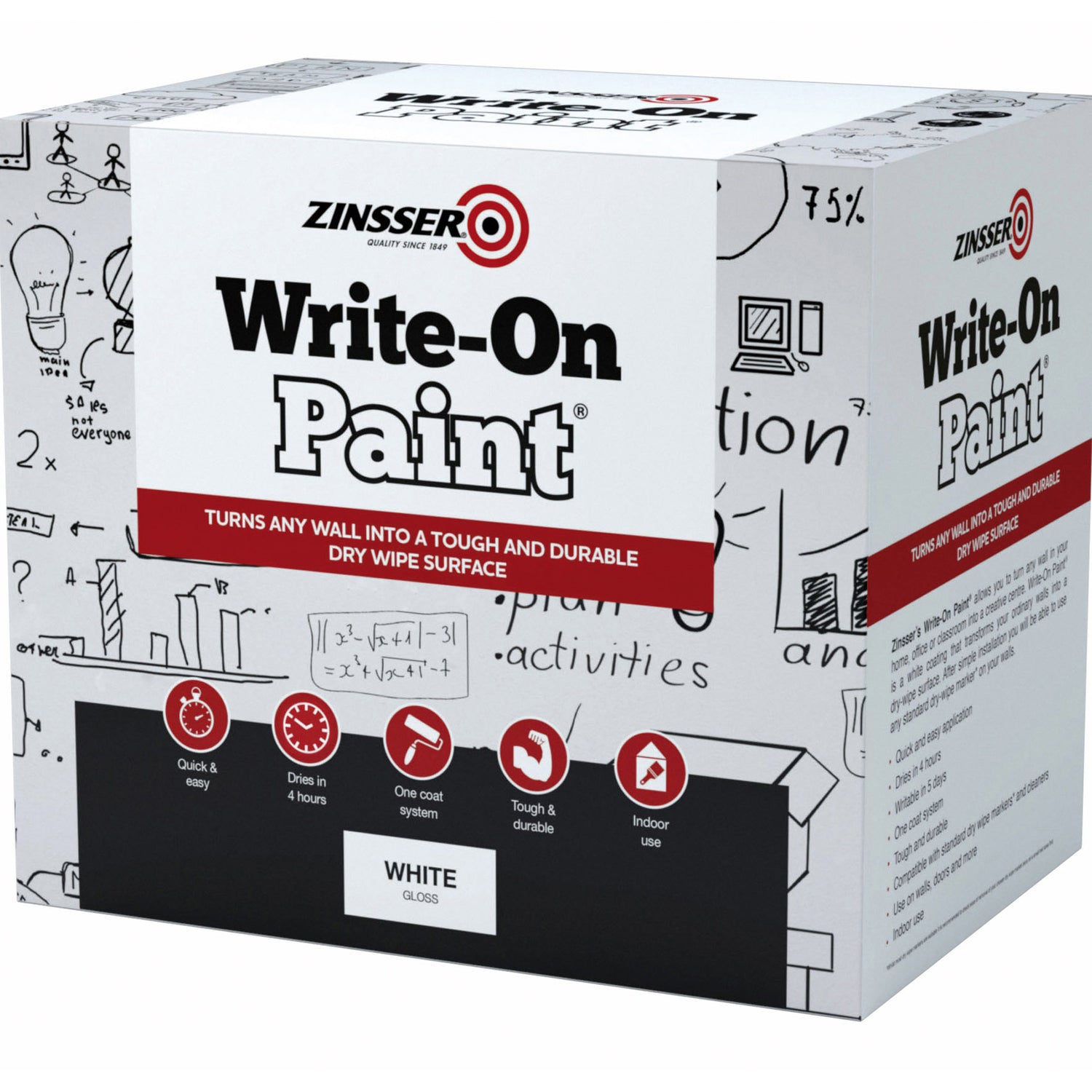 Zinsser Write-On Paint - White