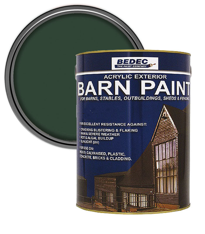 Bedec Barn Semi Gloss Paint - Dark Green