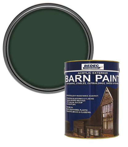 Bedec Barn Semi Gloss Paint - Dark Green