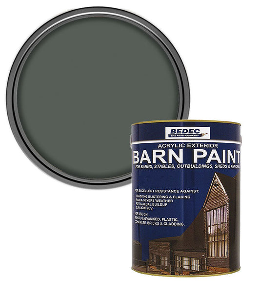 Bedec Barn Semi Gloss Paint - Forest Green