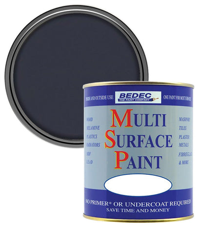 Bedec Multi Surface Soft Satin Paint - Anthracite