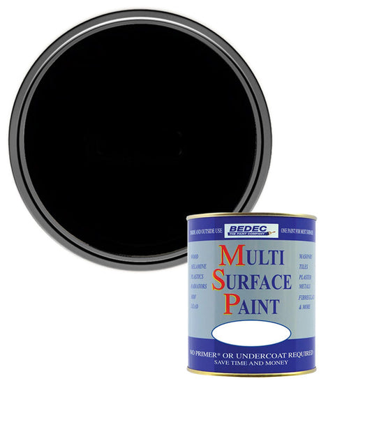 Bedec Multi Surface Soft Matt Paint - Black