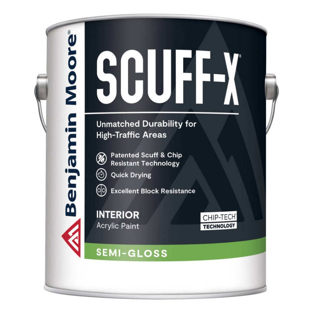  Benjamin Moore Scuff-X Semi Gloss Paint - 1 Gallon (3.79L)