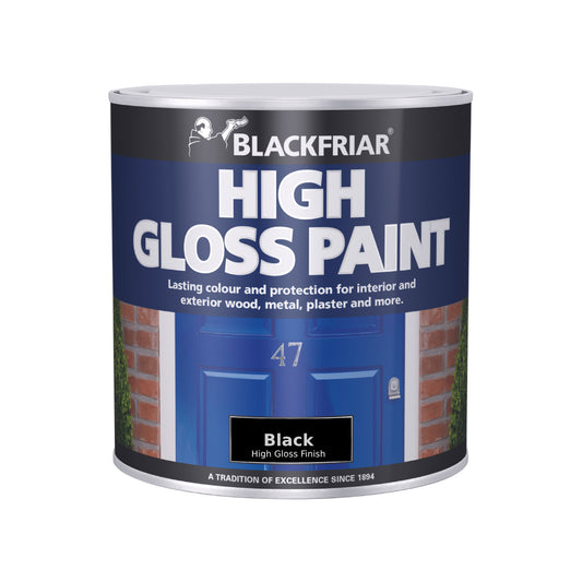 Blackfriar High Gloss Paint - Black