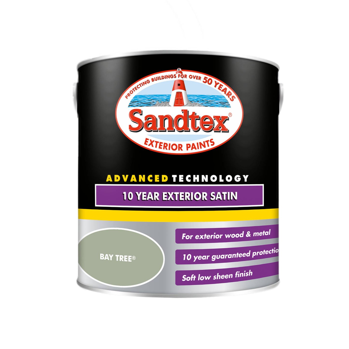 Sandtex 10 Year Exterior Satin Paint - Bay Tree