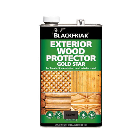 Blackfriar Exterior Wood Protector Gold Star - Ebony - 5 Litre