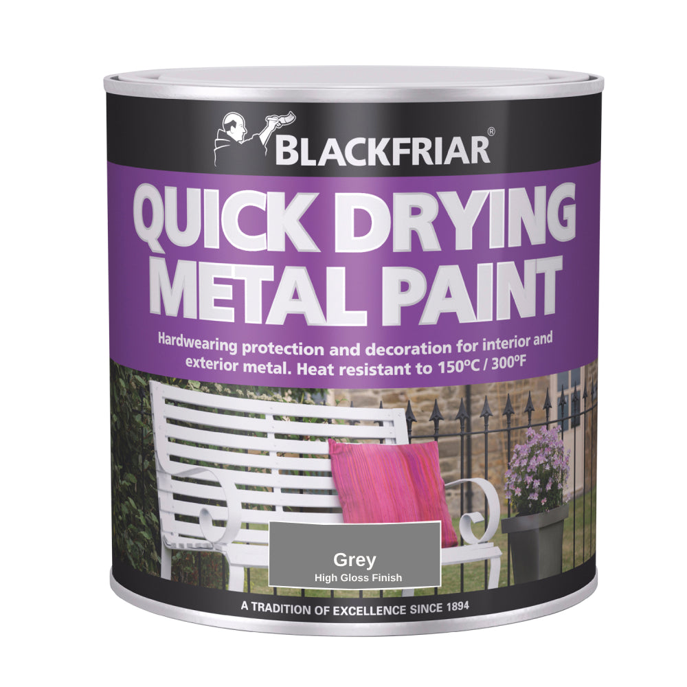 Blackfriar Quick Drying Metal Paint - Grey