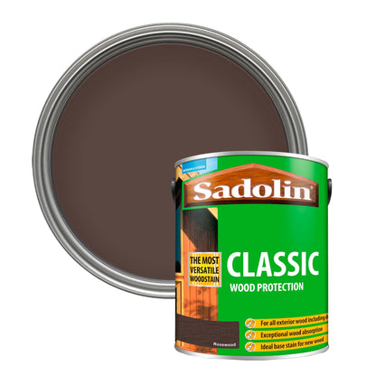 Sadolin Weatherproof Interior and Exterior Wood Stain - Rosewood