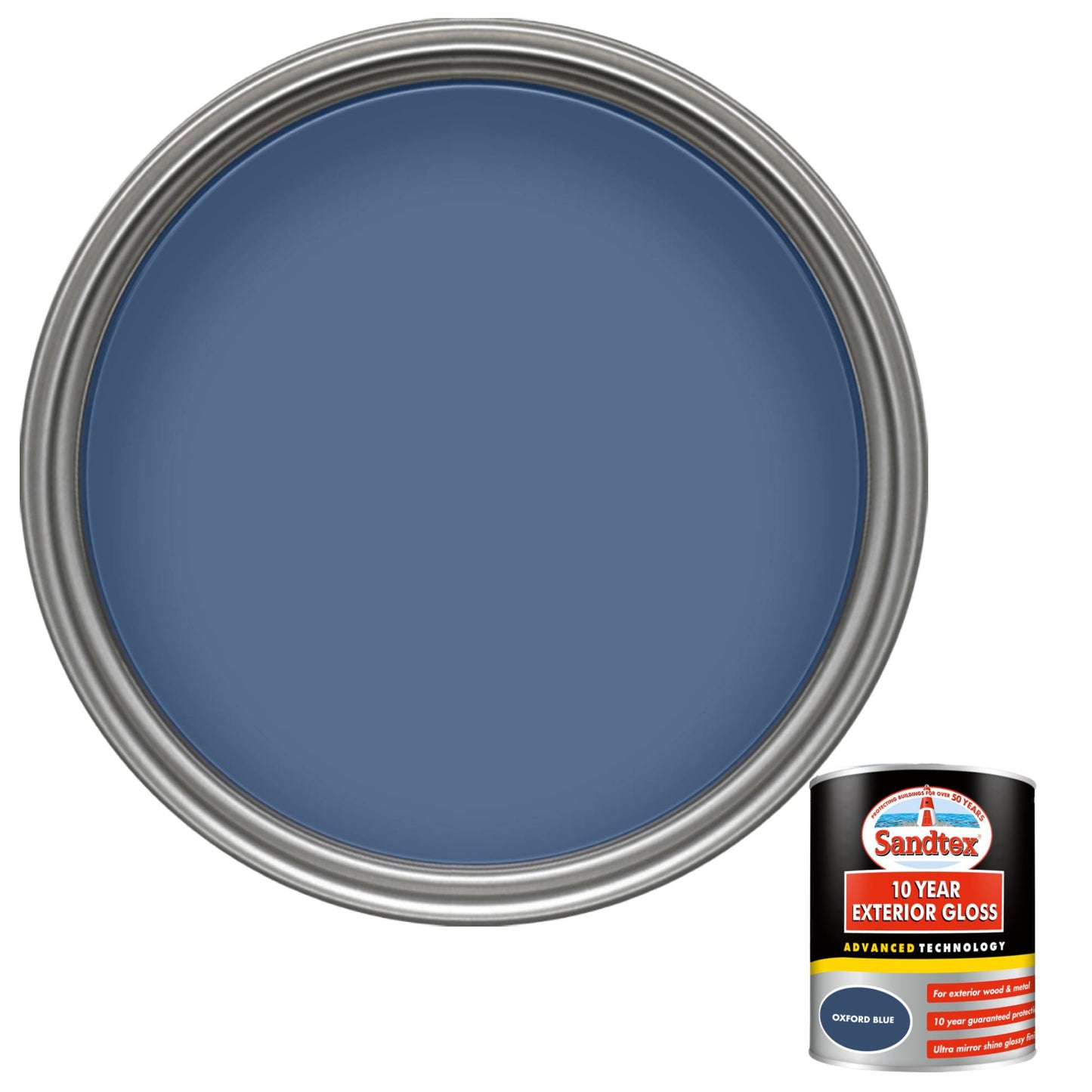 Sandtex 10 Year Exterior Gloss - Oxford Blue