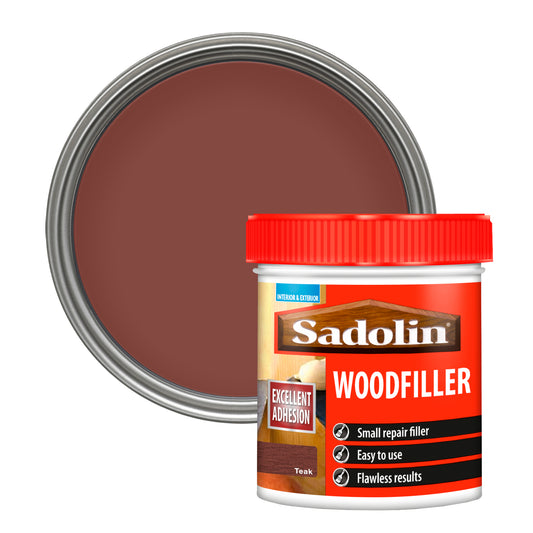 Sadolin Woodfiller for Small Repairs to Interior and Exterior Wood - Teak - 250ml