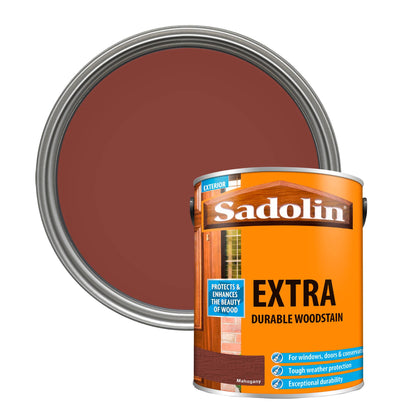 Sadolin Weatherproof Exterior Wood Stain for Ultimate Protection - Mahogany