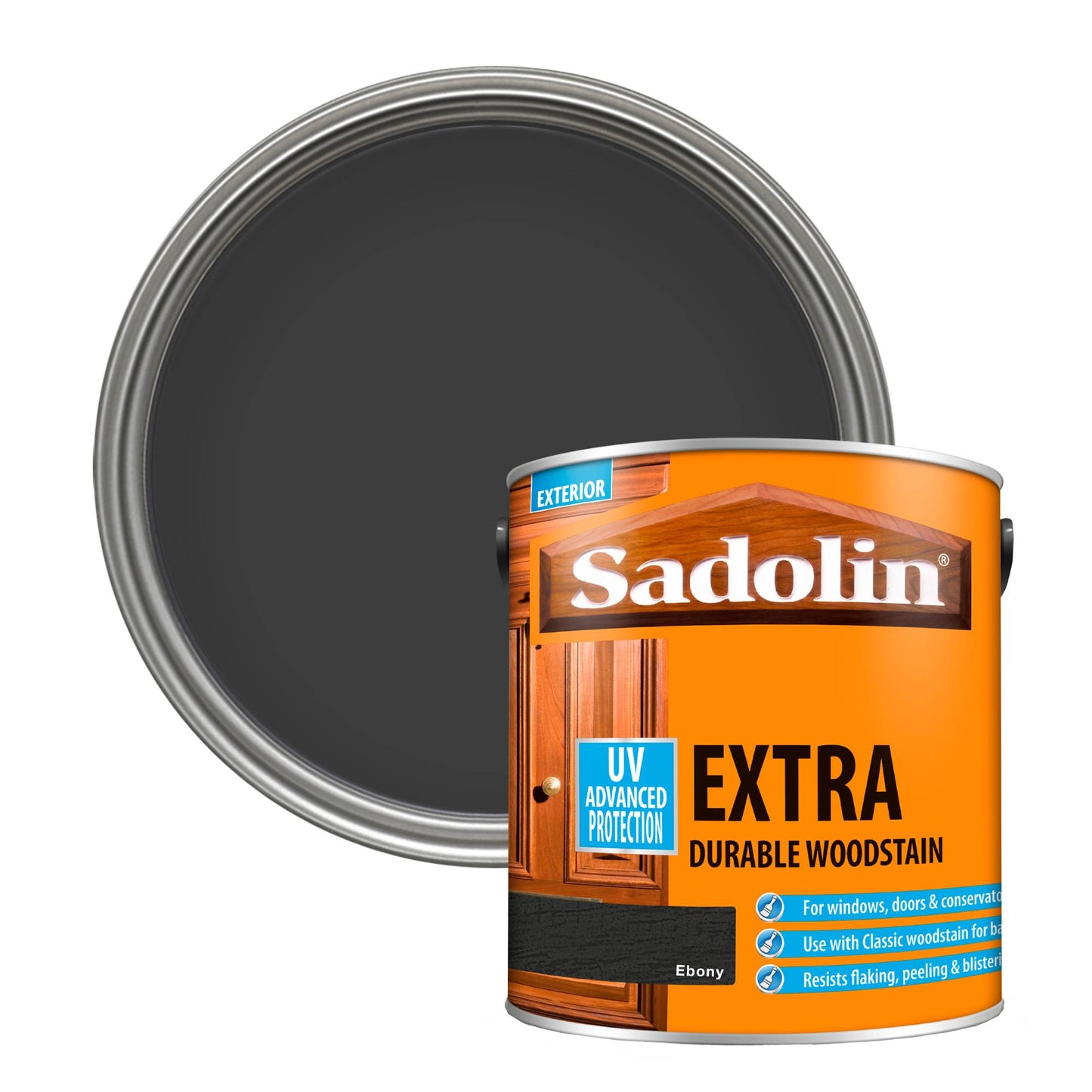 Sadolin Weatherproof Exterior Wood Stain for Ultimate Protection - Ebony