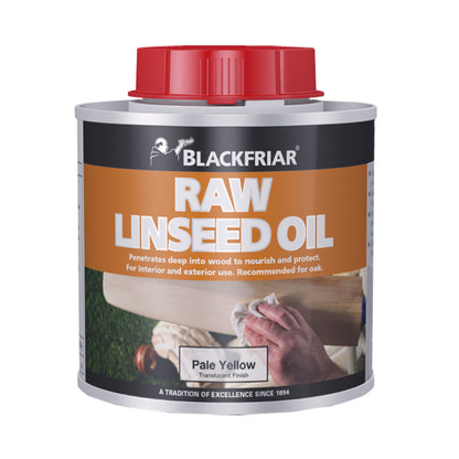 Blackfriar Raw Linseed Oil - Pale Yellow - 250 ml