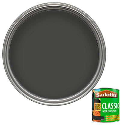 Sadolin Weatherproof Interior and Exterior Wood Stain - Ebony