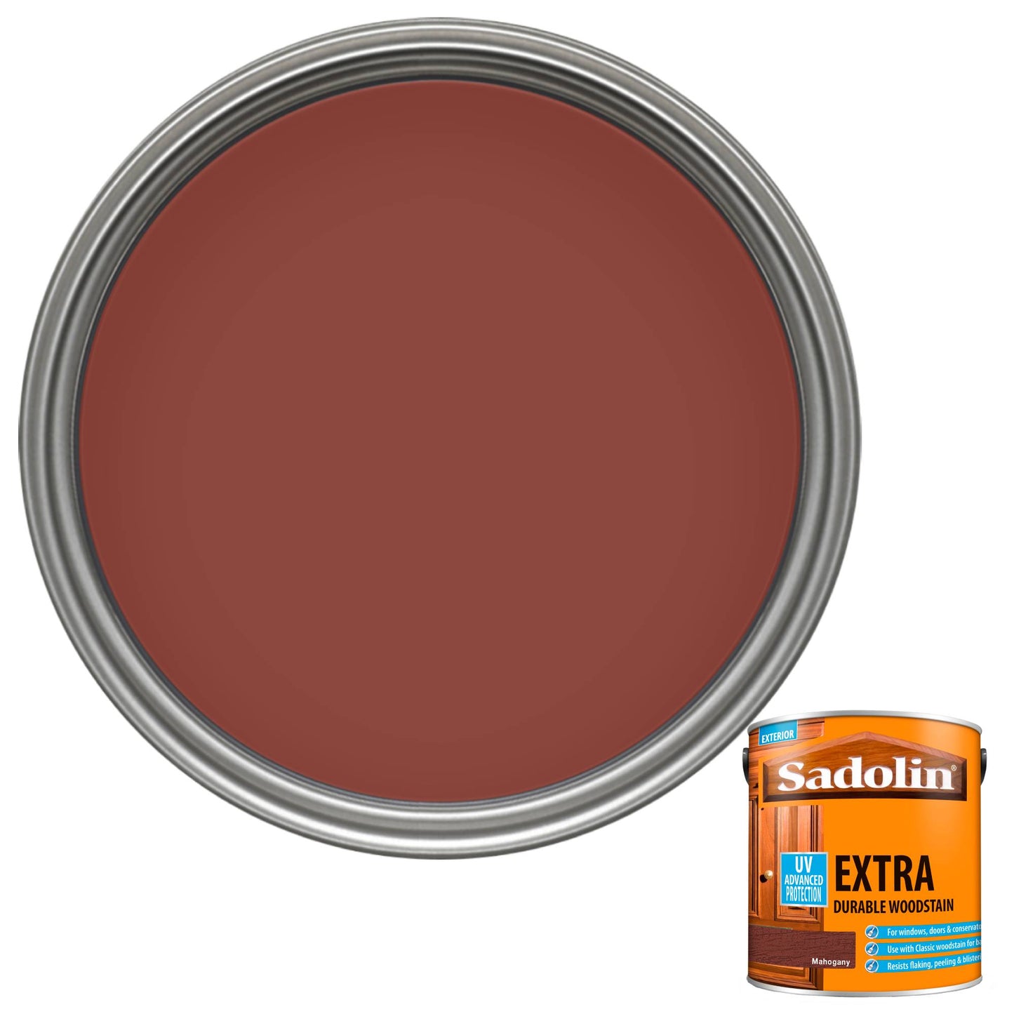 Sadolin Weatherproof Exterior Wood Stain for Ultimate Protection - Mahogany