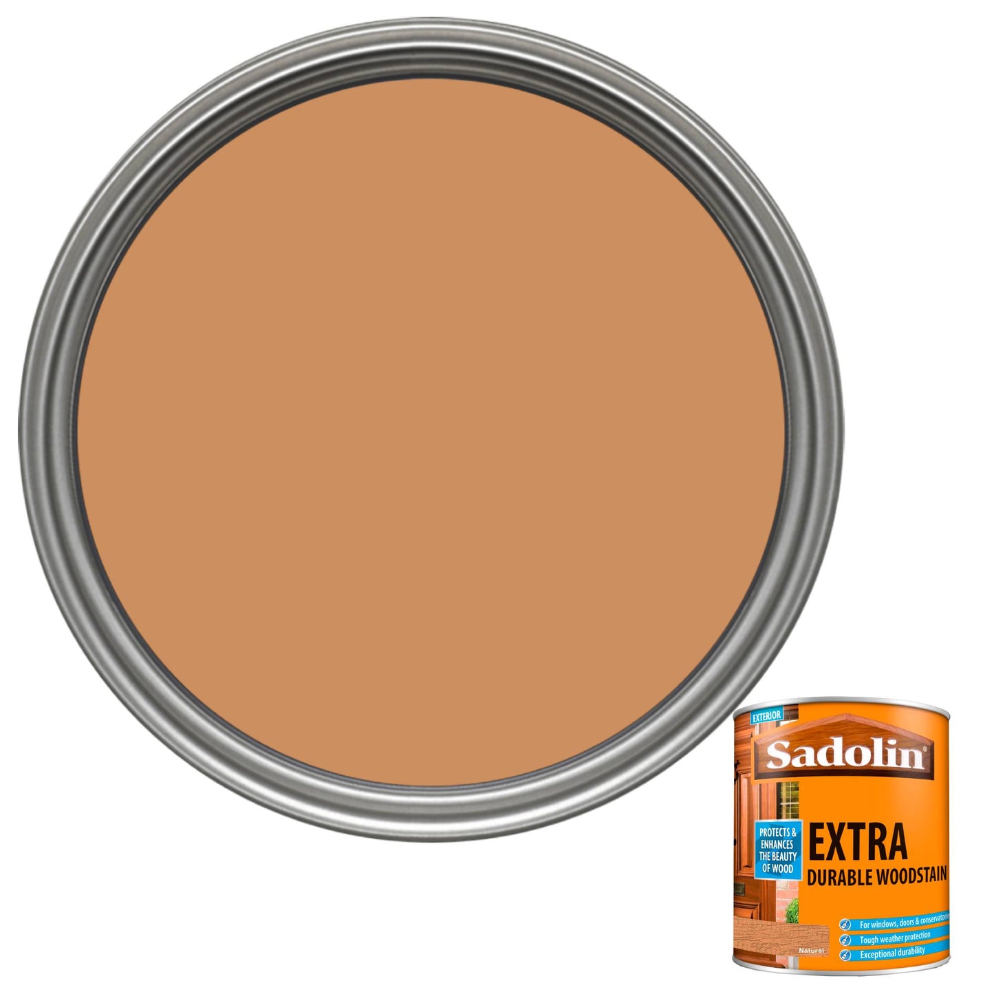 Sadolin Weatherproof Exterior Wood Stain for Ultimate Protection - Natural