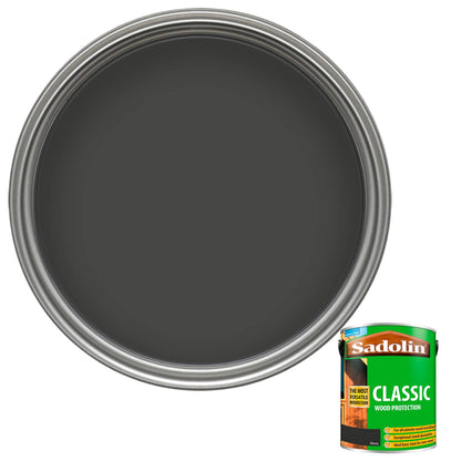 Sadolin Weatherproof Interior and Exterior Wood Stain - Ebony