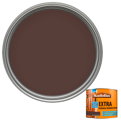 Sadolin Weatherproof Exterior Wood Stain for Ultimate Protection - Jacobean Walnut