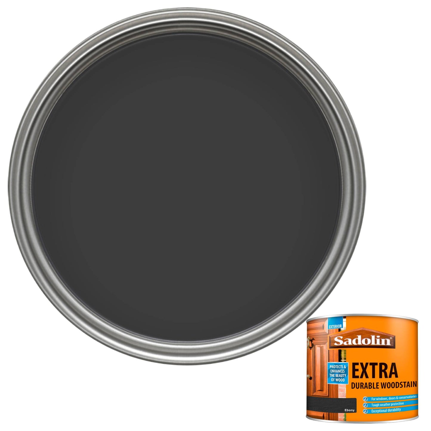 Sadolin Weatherproof Exterior Wood Stain for Ultimate Protection - Ebony