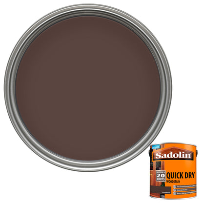 Sadolin Quick Dry Long-Lasting Exterior Woodstain with Six Year Protection - Rosewood