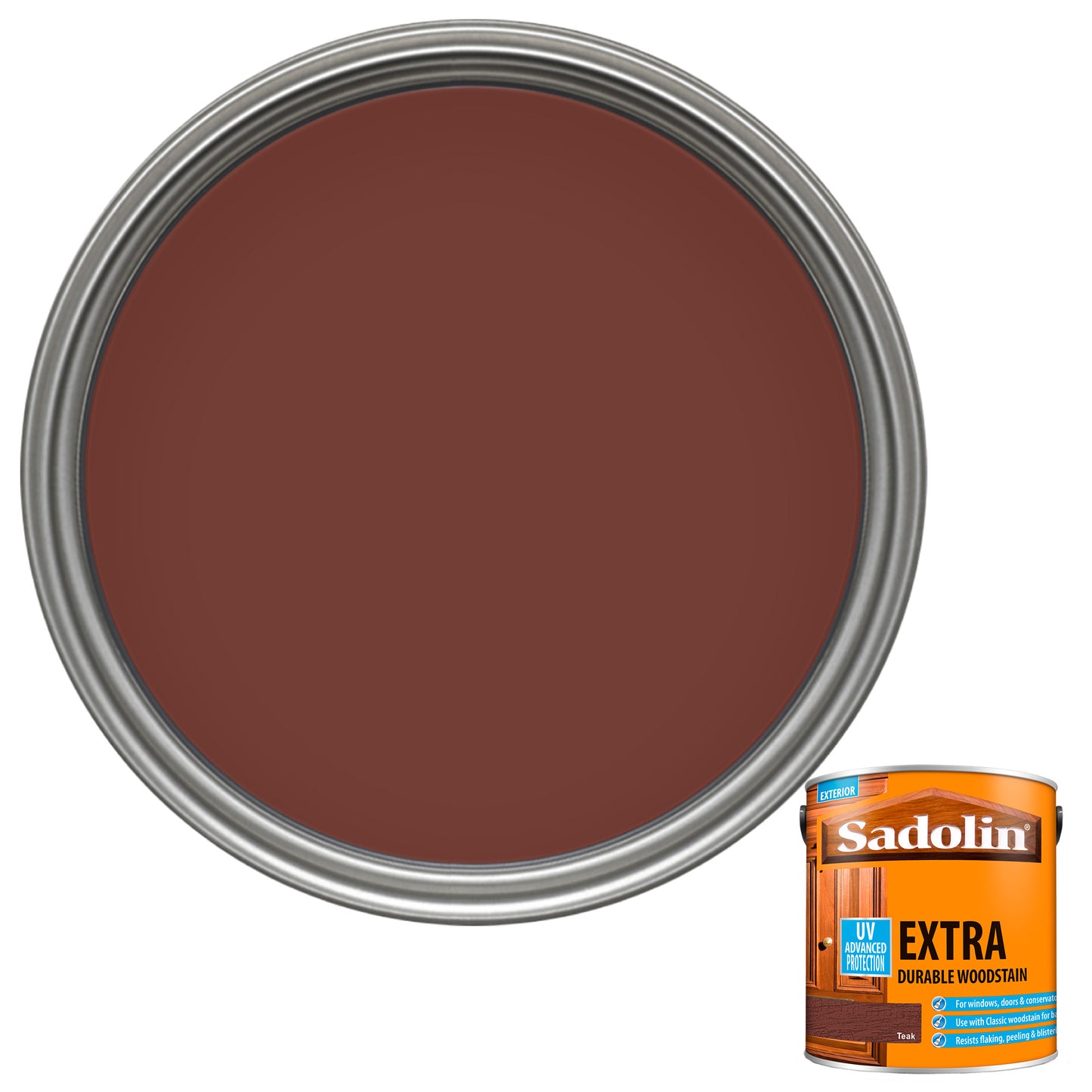 Sadolin Weatherproof Exterior Wood Stain for Ultimate Protection - Teak