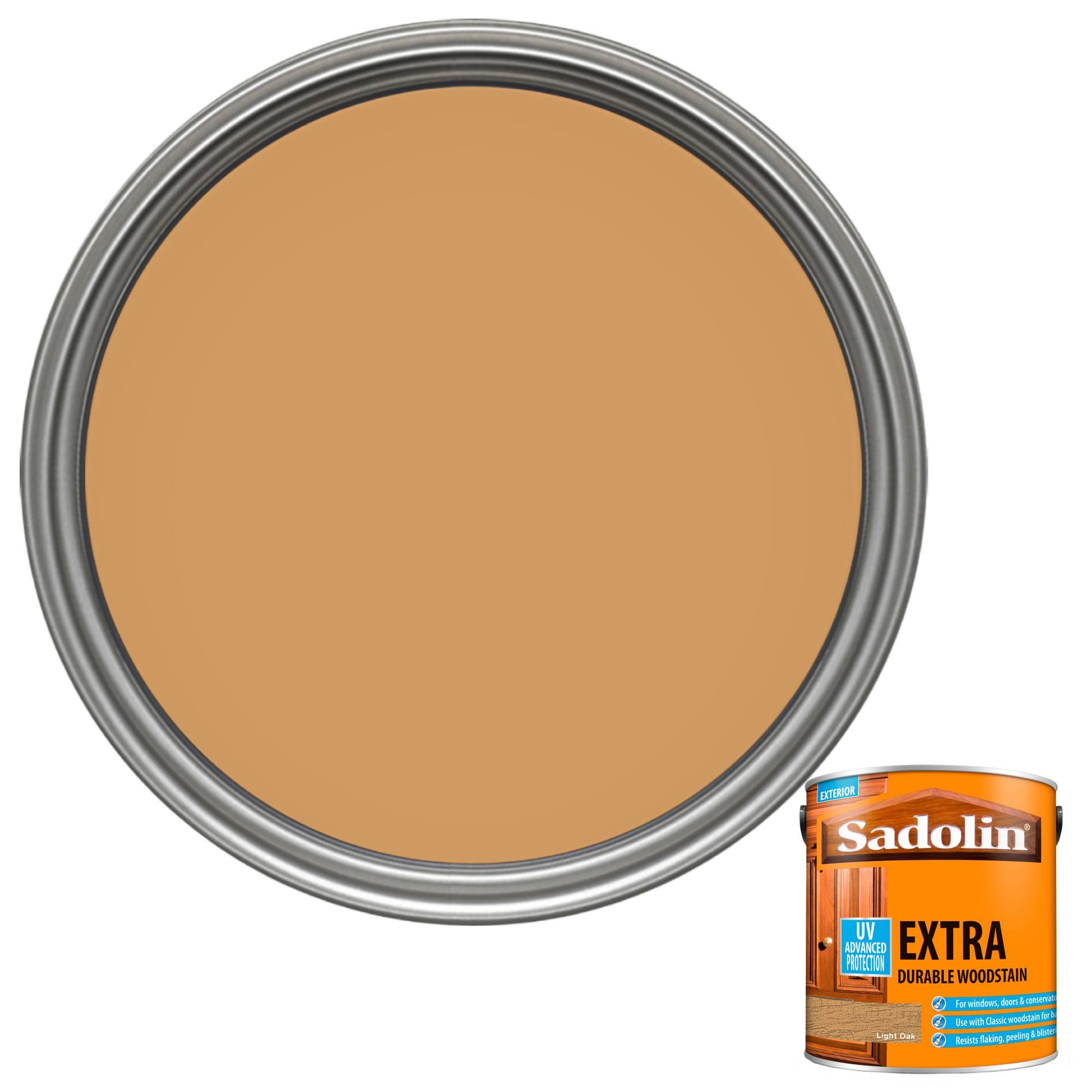 Sadolin Weatherproof Exterior Wood Stain for Ultimate Protection - Light Oak