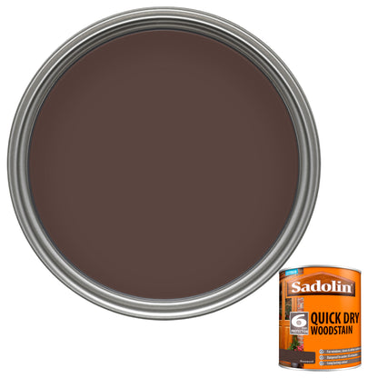 Sadolin Quick Dry Long-Lasting Exterior Woodstain with Six Year Protection - Rosewood