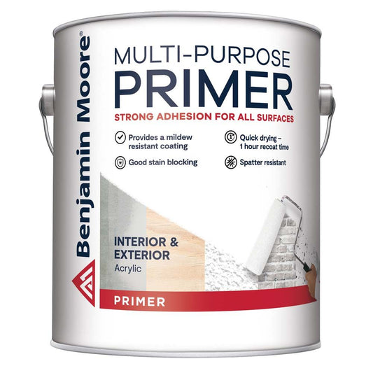 Benjamin Moore Multi Purpose White Primer - 1 Gallon (3.79L)