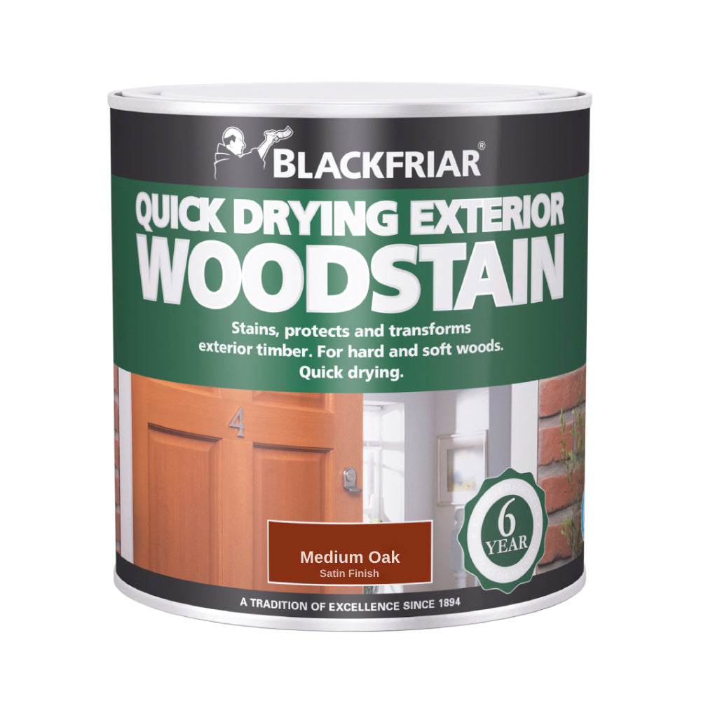 Blackfriar Quick Drying Exterior Woodstain - Medium Oak