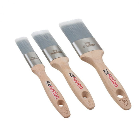 ProDec 3 Piece Ice Fusion Oval Paint Brush Set