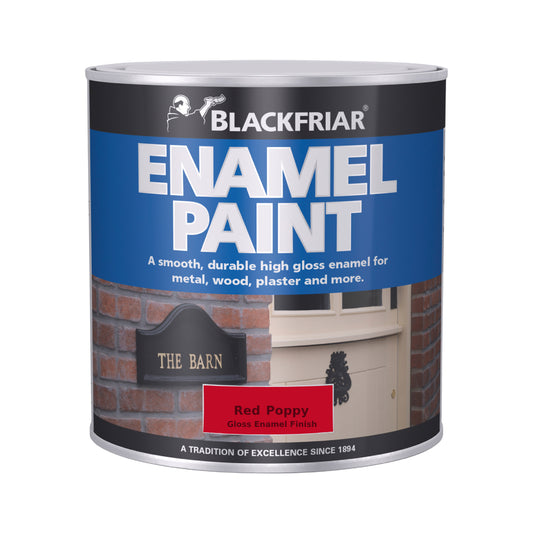 Blackfriar Enamel Paint - Red Poppy - 125 ml