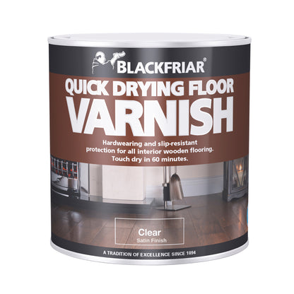 Blackfriar Quick Drying Floor Varnish - Clear Satin