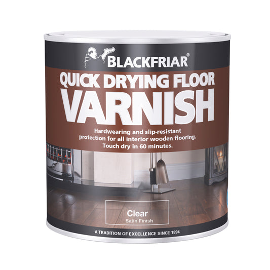 Blackfriar Quick Drying Floor Varnish - Clear Satin