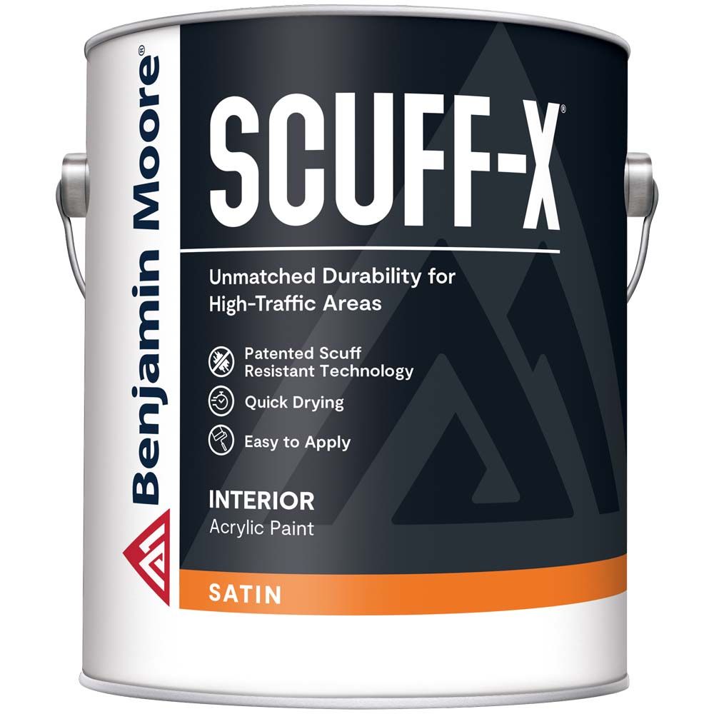 Benjamin Moore Scuff-X Satin Paint - 1 Gallon (3.79L)